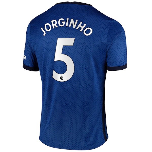 Camiseta Chelsea NO.5 Jorginho 1ª Kit 2020 2021 Azul